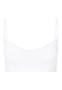 71824 Touch Feeling Spaghetti Crop Top - 101 White