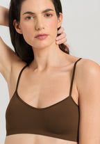 Touch Feeling Spaghetti Crop Top | Mochaccino 71824-2757