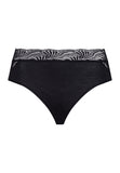71835 Cotton Delight Hi Cut Brief - 019 Black