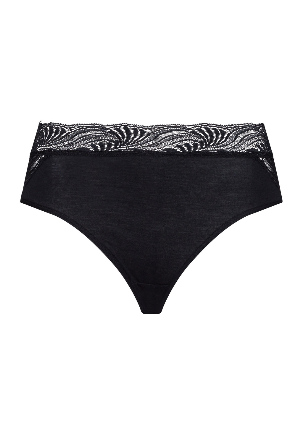 71835 Cotton Delight Hi Cut Brief - 019 Black