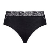 71835 Cotton Delight Hi Cut Brief - 019 Black