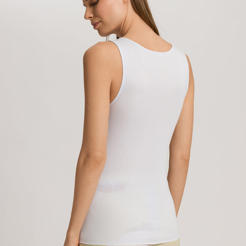 Cotton Delight Lace-Trim Cotton Tank Top | Powder Blue 71837-2512