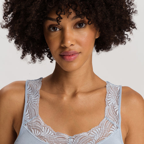 Cotton Delight Lace-Trim Cotton Tank Top | Sea Breeze 71837-2622