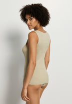 Cotton Delight Lace-Trim Cotton Tank Top | Olive Stem 71837-2661