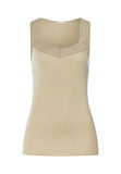Cotton Delight Lace-Trim Cotton Tank Top | Olive Stem 71837-2661