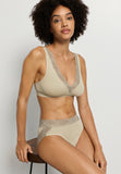 Cotton Delight Lace Trim Cotton Soft Cup Bra | Olive Stem 71838-2661