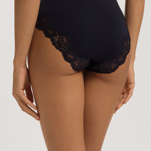 Dana Lace Back Tencel™ Full Hi-Cut Briefs | Black 71842-019