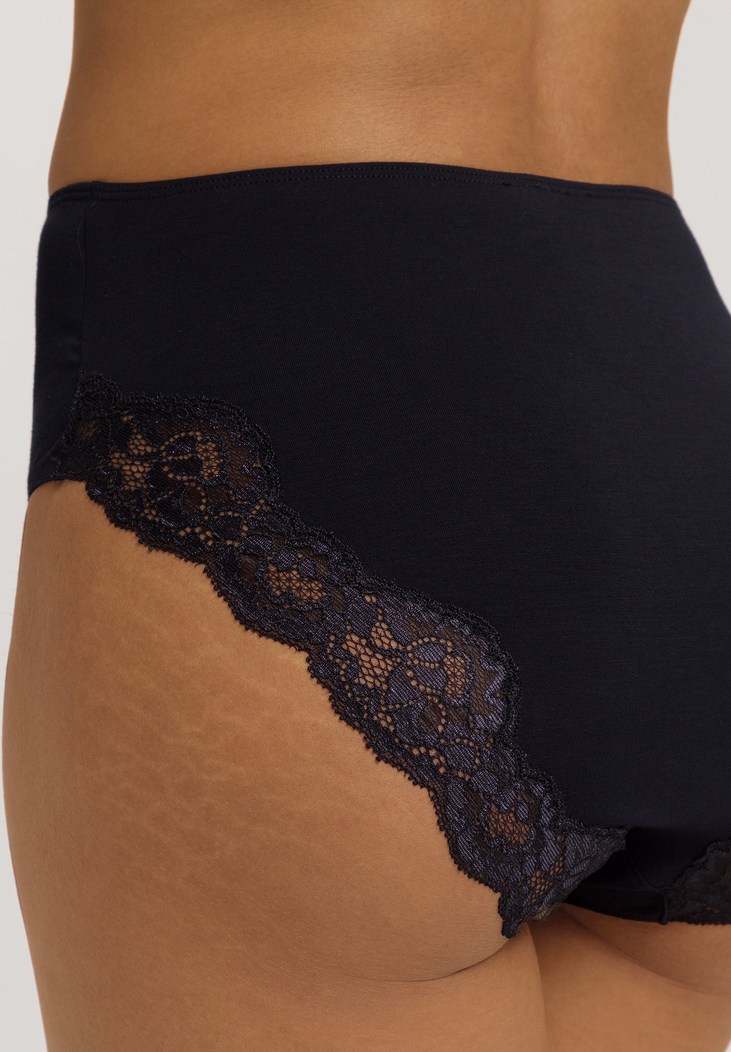Dana Lace Back Tencel™ Full Hi-Cut Briefs | Black 71842-019