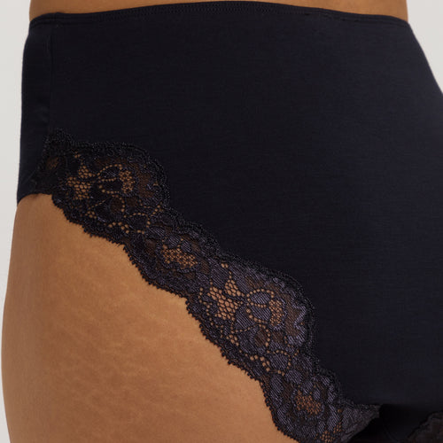 Dana Lace Back Tencel™ Full Hi-Cut Briefs | Black 71842-019