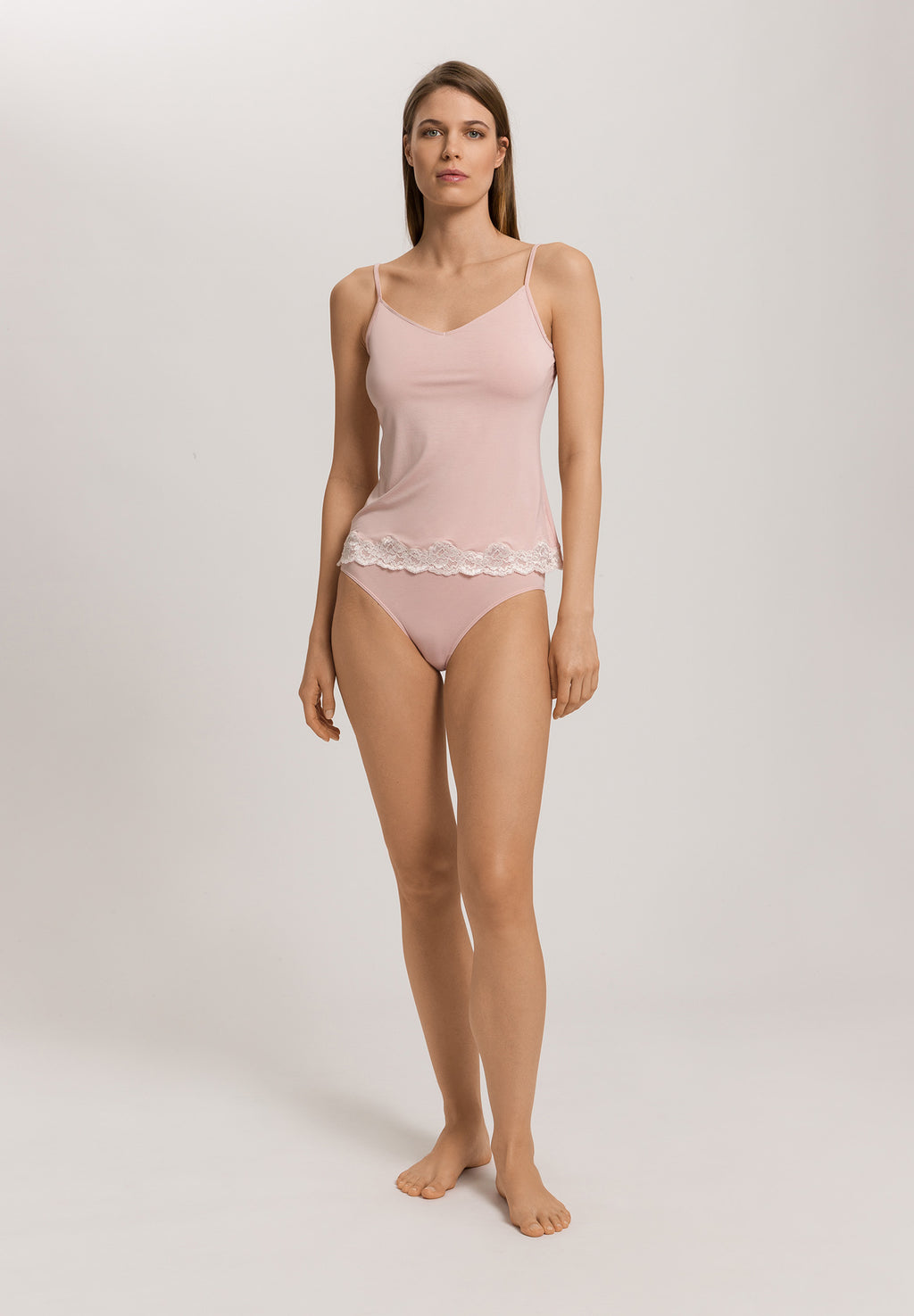 Dana Lace Back Tencel™ Full Hi-Cut Briefs | Blush 71842-1359