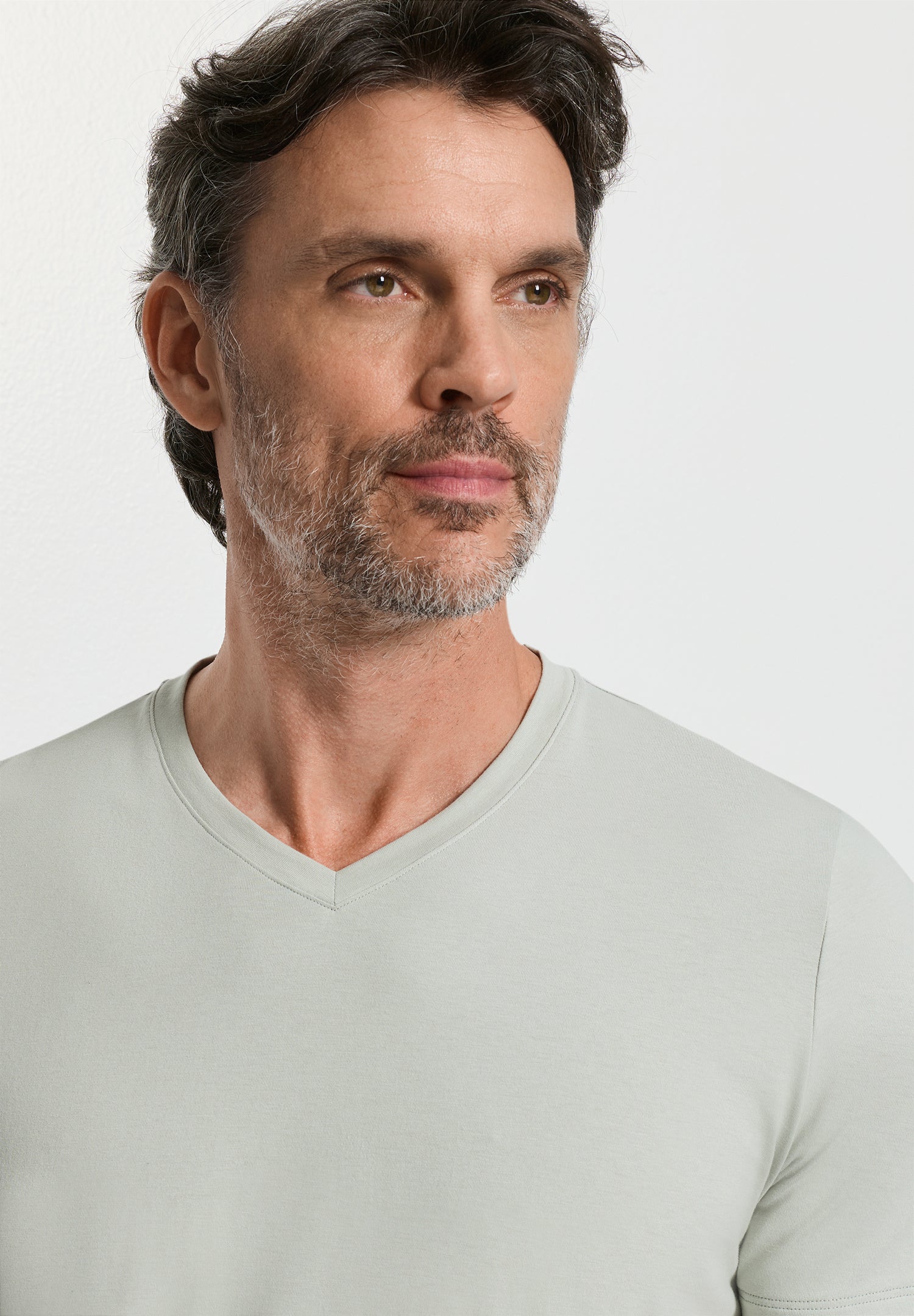 Night And Day S/Slv Pajama | Mineral Green 72353-2168