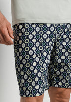 Night And Day S/Slv Pajama | Mineral Green 72353-2168