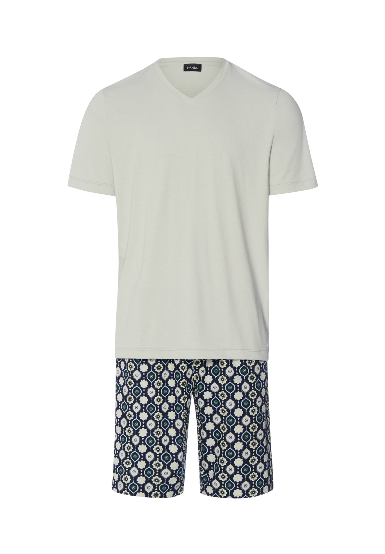 Night And Day S/Slv Pajama | Mineral Green 72353-2168