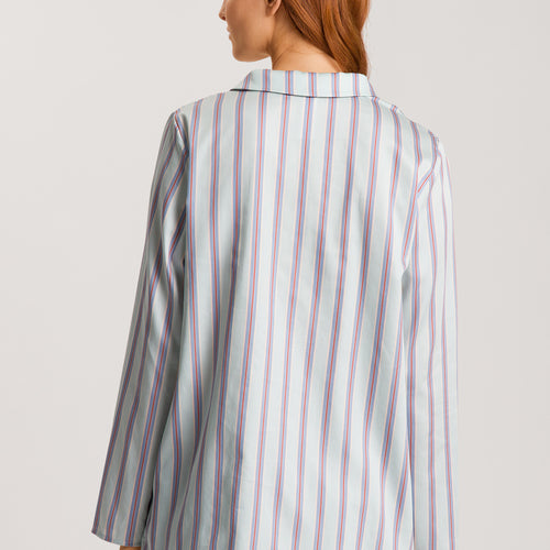 Sleep And Lounge Long Sleeve Pajama Set | Balanced Stripe 72414-2164