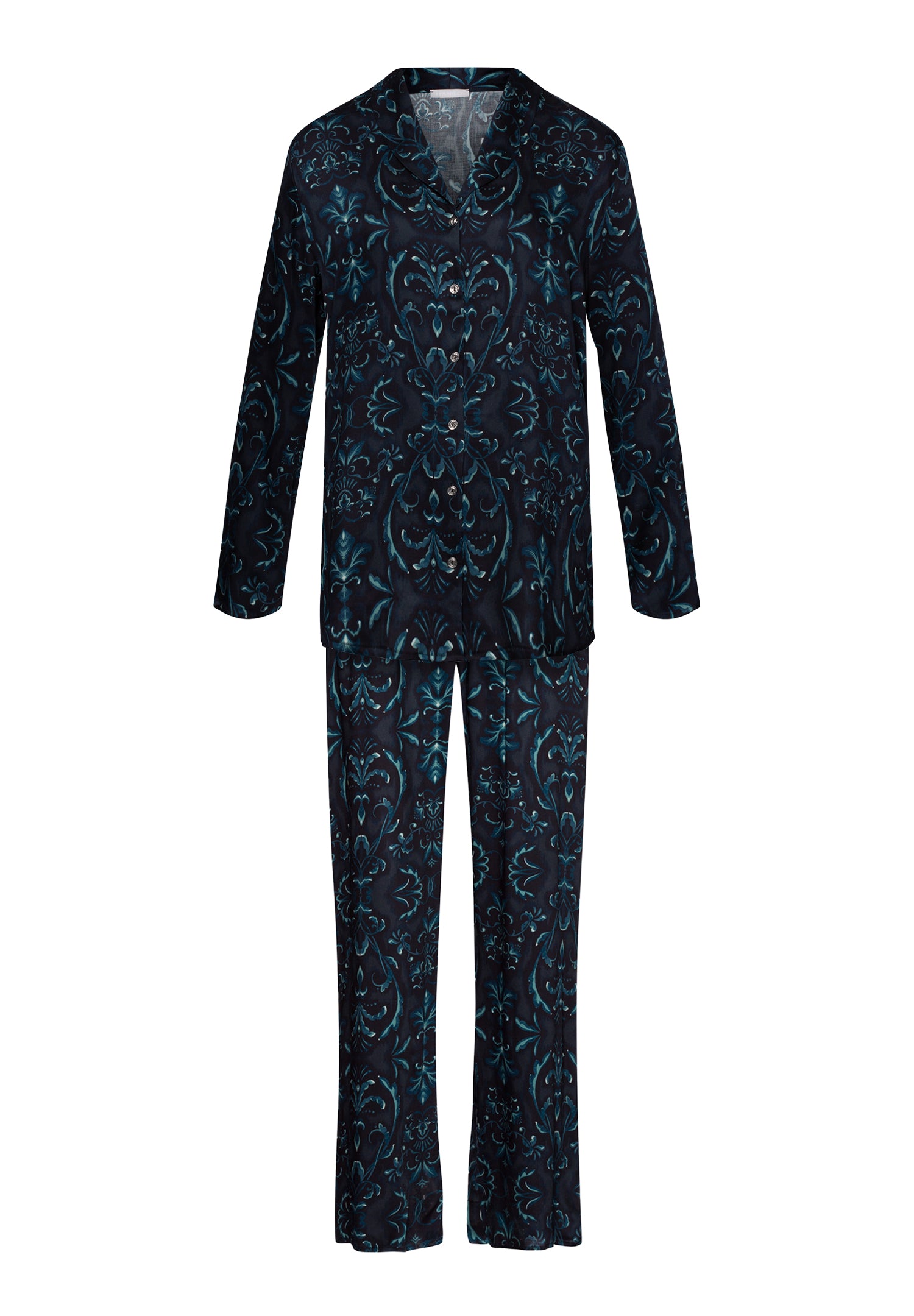 Marlene Long Sleeve Pajama Set | Glowing Damask 72415-2163