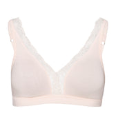 72431 Cotton Lace Soft Cup Bra - 1381 Powder