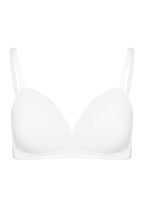 72432 Cotton Lace Spacer Soft Cup Bra - 101 White