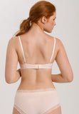 72432 Cotton Lace Spacer Soft Cup Bra - 1381 Powder