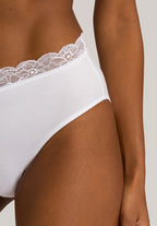 72436 Cotton Lace Full Brief - 101 White