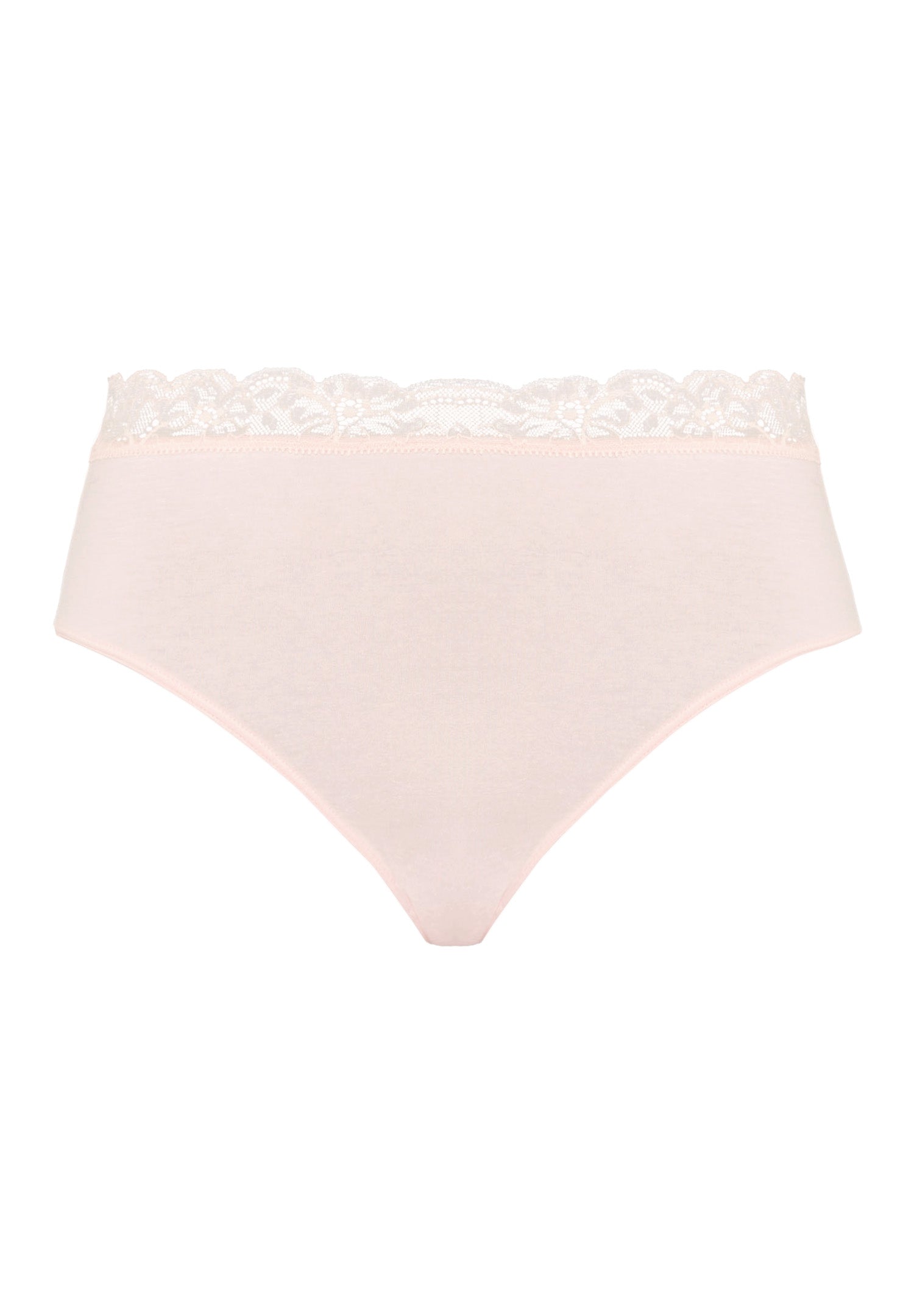 72436 Cotton Lace Full Brief - 1381 Powder