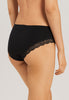 72437 Cotton Lace High Cut Brief - 019 Black