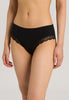 72437 Cotton Lace High Cut Brief - 019 Black