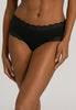 72438 Cotton Lace Hipster - 019 Black