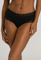 72438 Cotton Lace Hipster - 019 Black