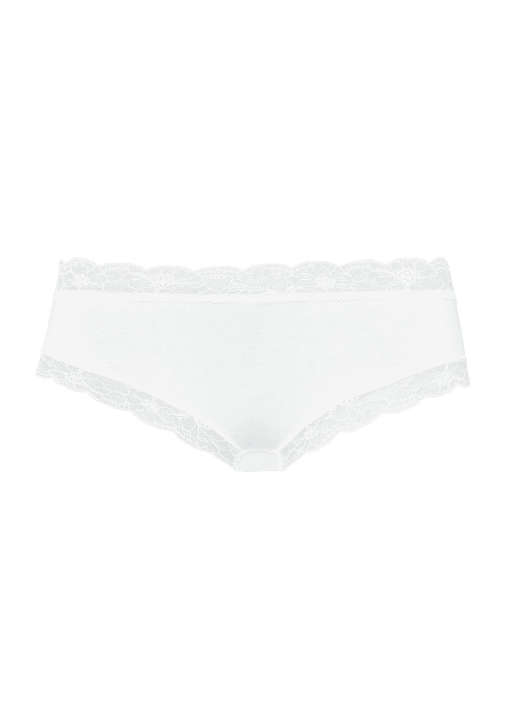 72438 Cotton Lace Hipster - 101 White