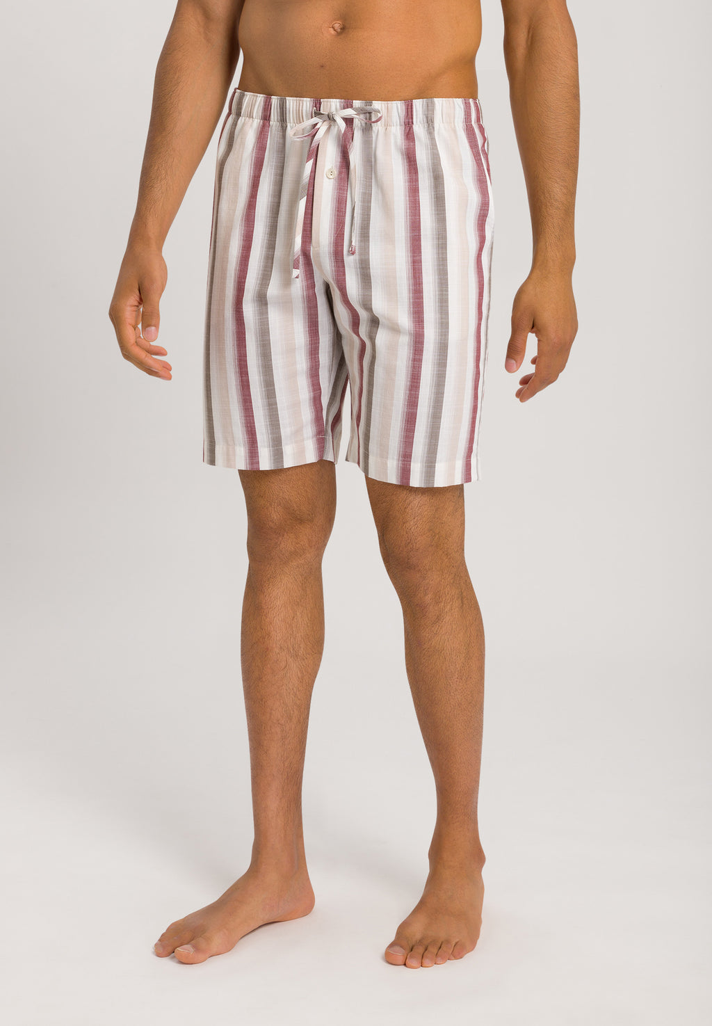 Night And Day Short Pants | Russet Beige Stripe 72482-2876