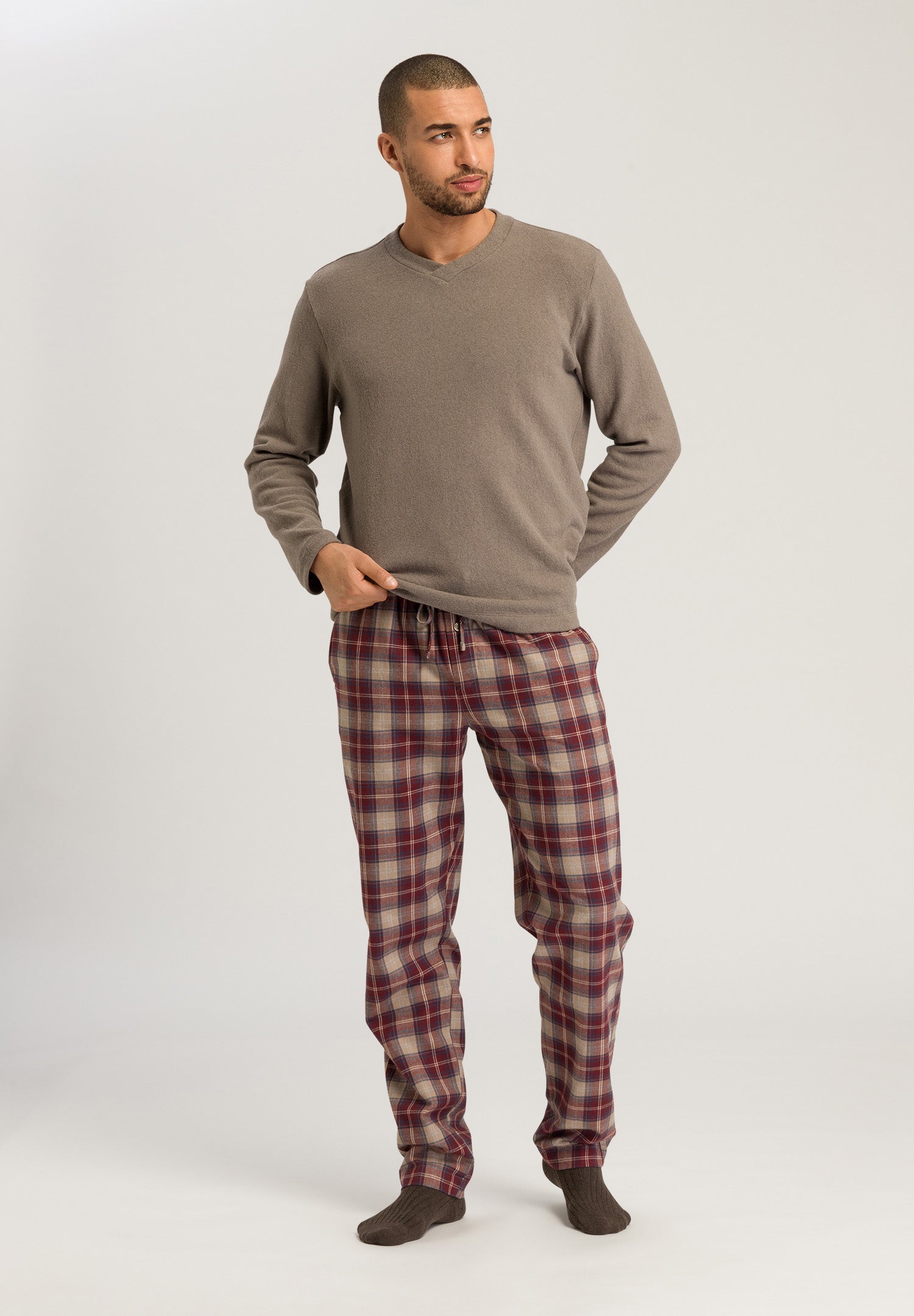 Night And Day Long Pants | Homey Check 72494-2388