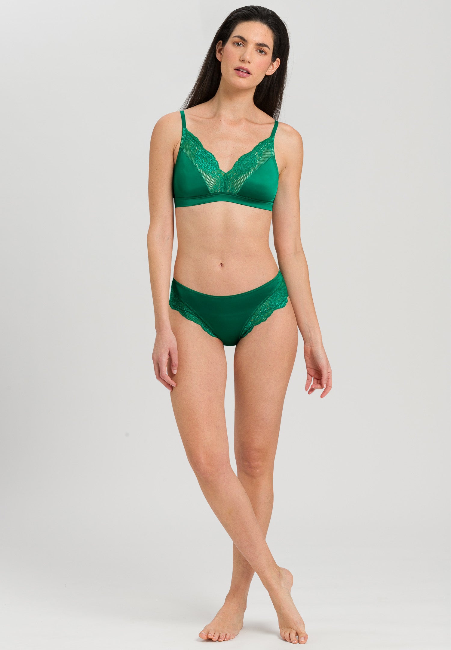 72639 Lovis Hi Cut Brief - 1740 Emerald