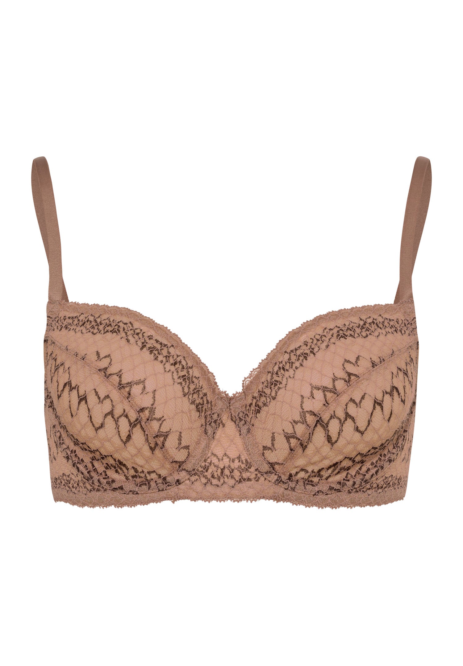 72941 Thalie Underwire Bra - 2915 Animal Lace Biscotto