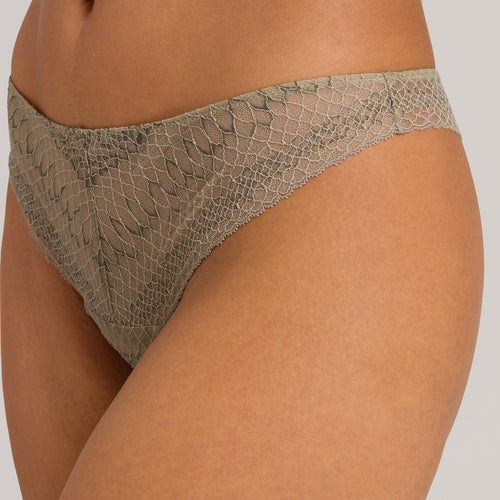 72942 Thalie Thong - 2375 Animal Lace Coriander