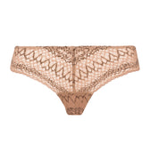 72942 Thalie Thong - 2915 Animal Lace Biscotto