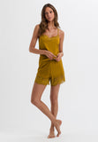72956 Lucy Spaghetti Cami - 1853 Kelp Gold
