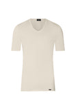 Ultralight Supima Cotton V-Neck Fitted T-Shirt | Moon 73001-2824