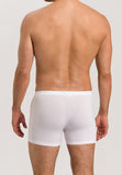 73063 Cotton Sensation Long Leg Boxer Brief With Fly - 101 White