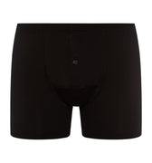 73063 Cotton Sensation Long Leg Boxer Brief With Fly - 199 Black