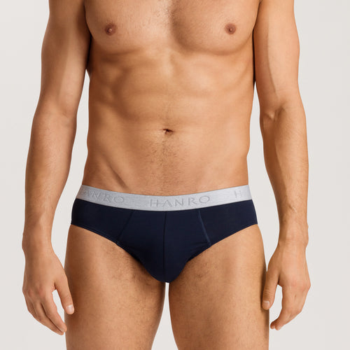 73075 Cotton Essentials Briefs 2-Pack - 2870 Windy Blue/Deep Navy