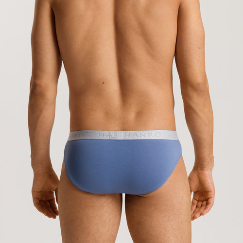 73075 Cotton Essentials Briefs 2-Pack - 2870 Windy Blue/Deep Navy