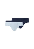 Cotton Essentials 2-Pack Cotton Briefs | Blue Lagoon / Deep Navy 73075-3116
