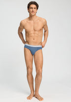 Cotton Essentials 2-Pack Cotton Briefs | Stormy Gray/Tanzanite 73075-3134
