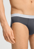 Cotton Essentials 2-Pack Cotton Briefs | Charcoal / Smokey Olive 73075-3135
