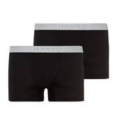 73078 Cotton Essentials Boxer Briefs 2-Pack - 019 Black