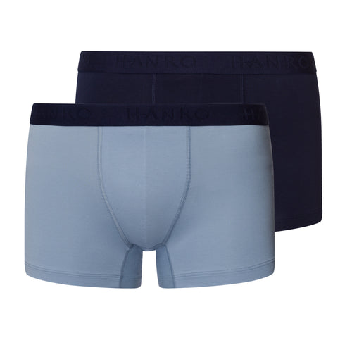 Cotton Essentials Boxer Briefs 2-Pack | Deep Navy/Sea Breeze 73078-3021