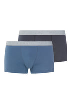 Cotton Essentials 2-Pack Cotton Boxer Briefs | Stormy Gray/Tanzanite 73078-3134