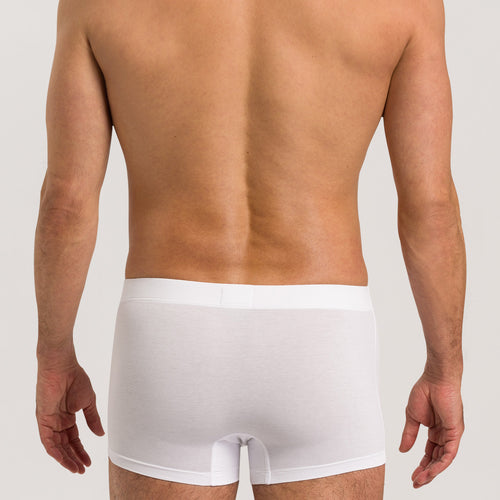 73079 Cotton Essentials 2 Pack Boxer Brief With Covered Waistband - 101 White