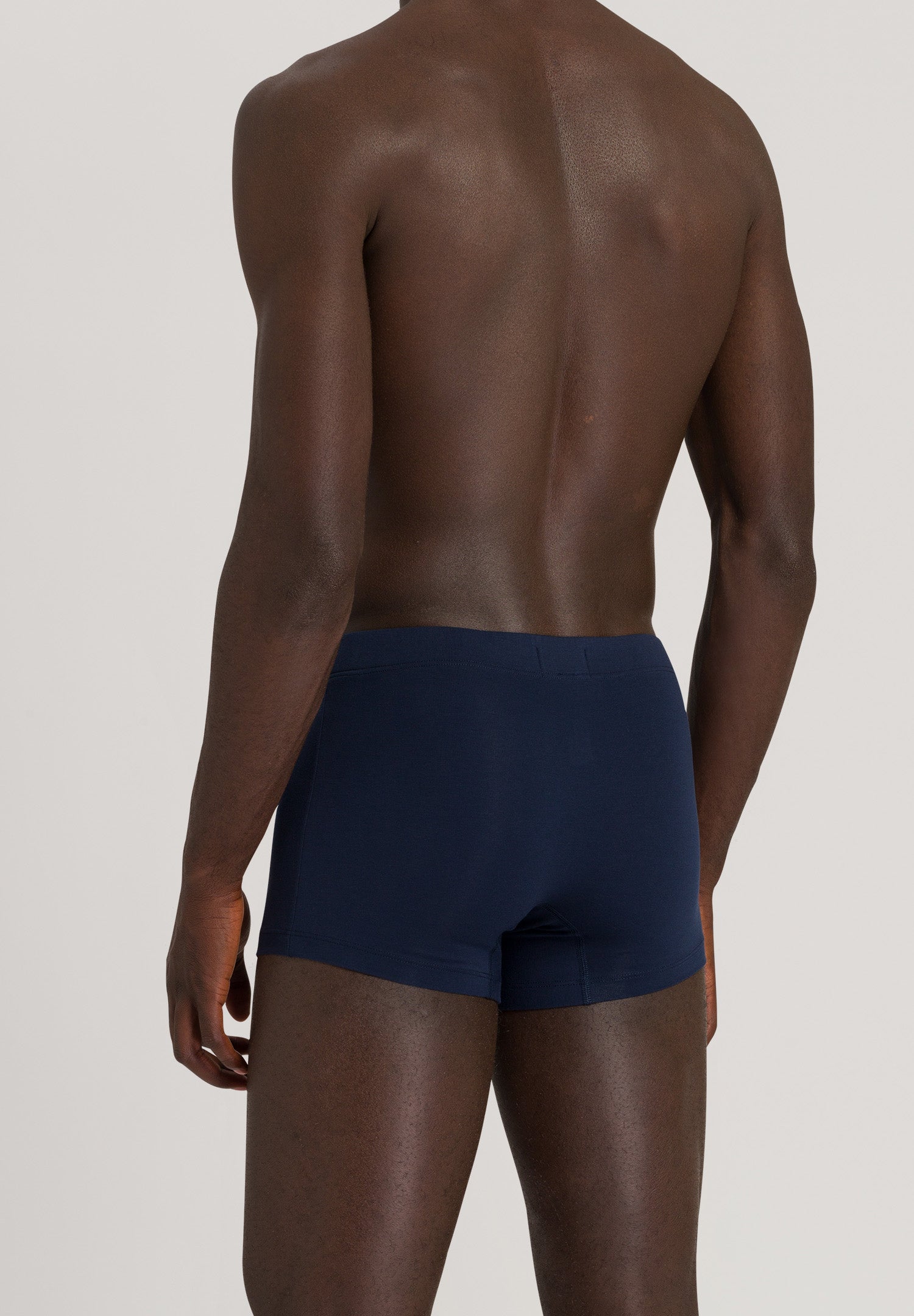 73079 Cotton Essentials 2 Pack Boxer Brief With Covered Waistband - 2399 Lt Melange/Deep Navy