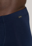 73079 Cotton Essentials 2 Pack Boxer Brief With Covered Waistband - 2399 Lt Melange/Deep Navy
